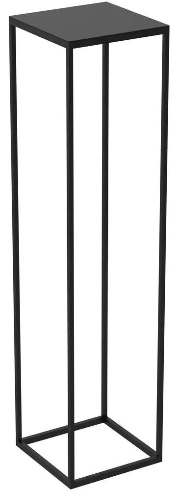 Virágállvány 100x24 cm fekete