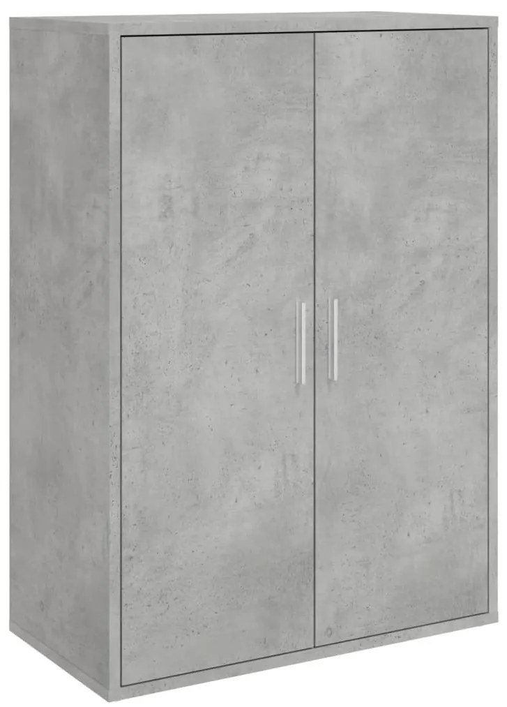 betonszürke szerelt fa tálalószekrény 60 x 31 x 84 cm