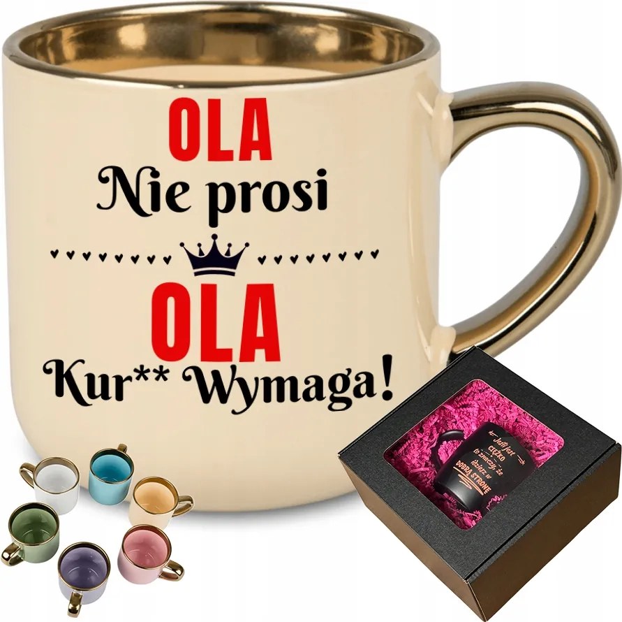 Az Ola bögre nem kér Ola tyúkok ajándék bögre Ola