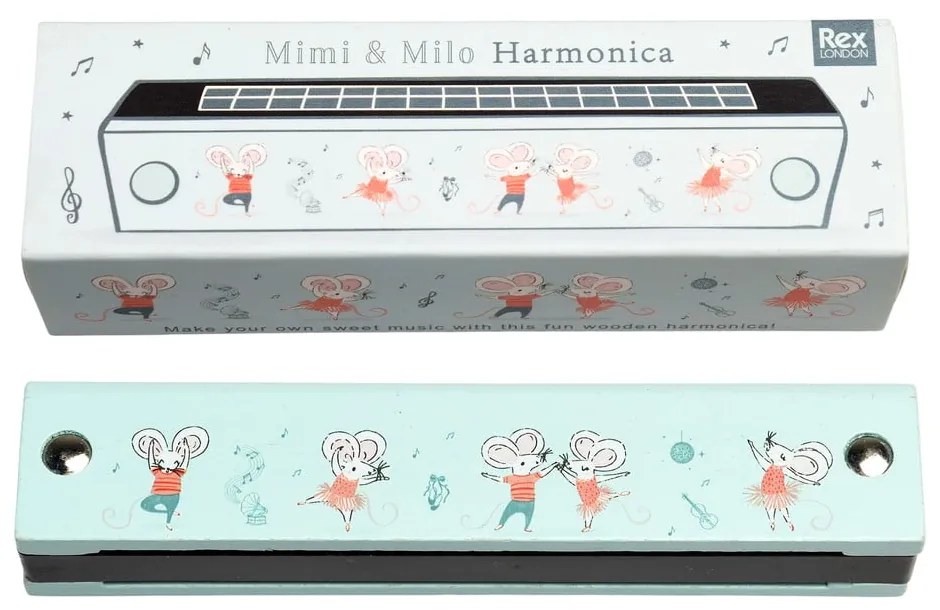 Játékhangszer Harmonica Mimi and Milo – Rex London