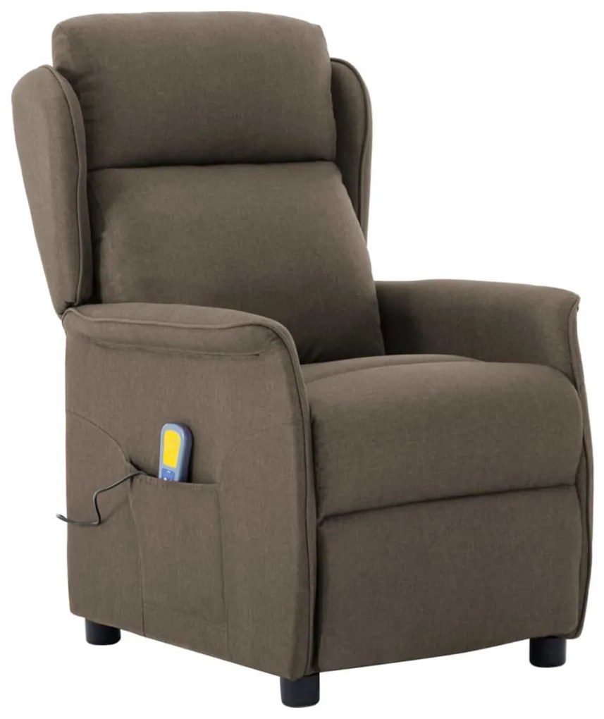 Masszázsszék párnával Tópszínű 67.5 x 93.5 x 101.5 cm szövet