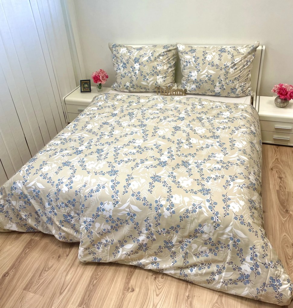 Maggie blue ágyneműhuzat 200x140cm+90x70cm TiaHome