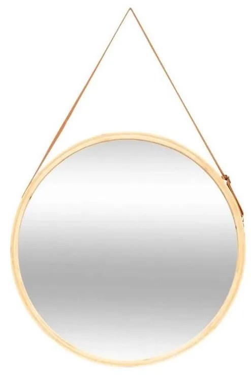 5five - LOFT fali tükör átm. 50 cm bambusz