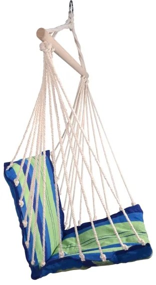 Függőszék kék/zöld