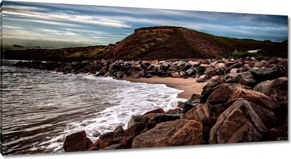 Festmények 115x55 Tengeri öböl