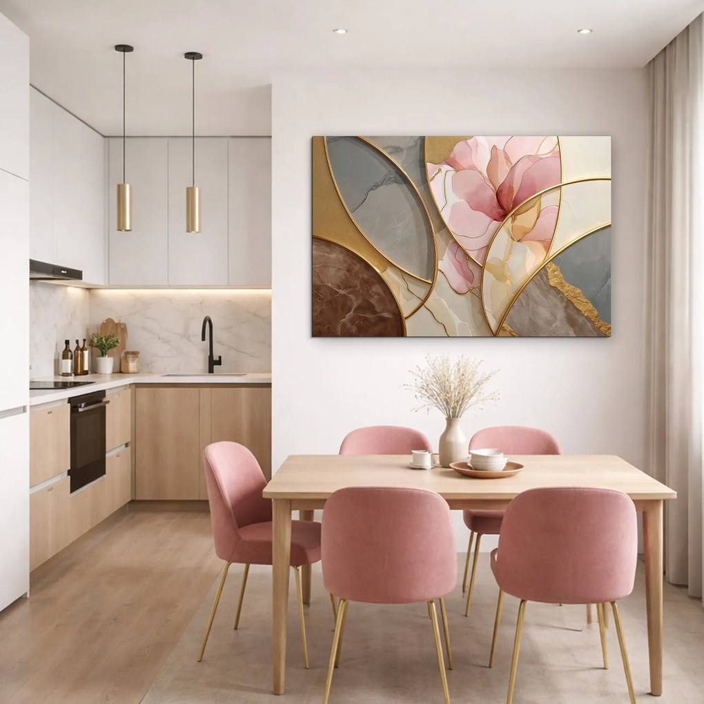 DUBLEZ | Modern art deco kép - Szépség a márványban | Prémium UV nyomtatás