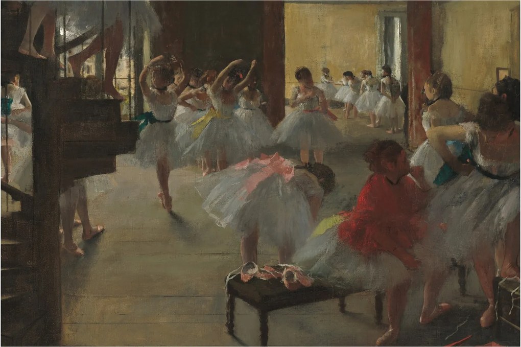 Kép - Edgar Degas, The Dance Class, reprodukciók (90x60 cm)