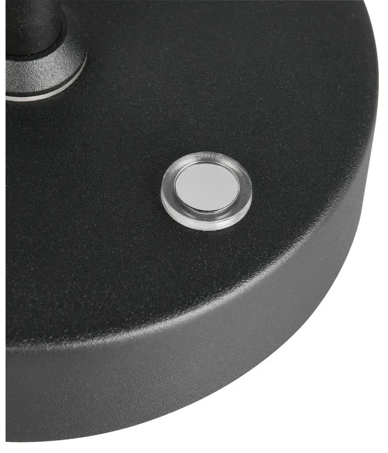 Fekete LED asztali lámpa (magasság 45 cm) Moreno – Trio