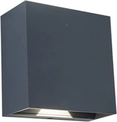 LUTEC 5104005118 GEMINI Modern Kültéri Fali Lámpa Antracit LED IP44