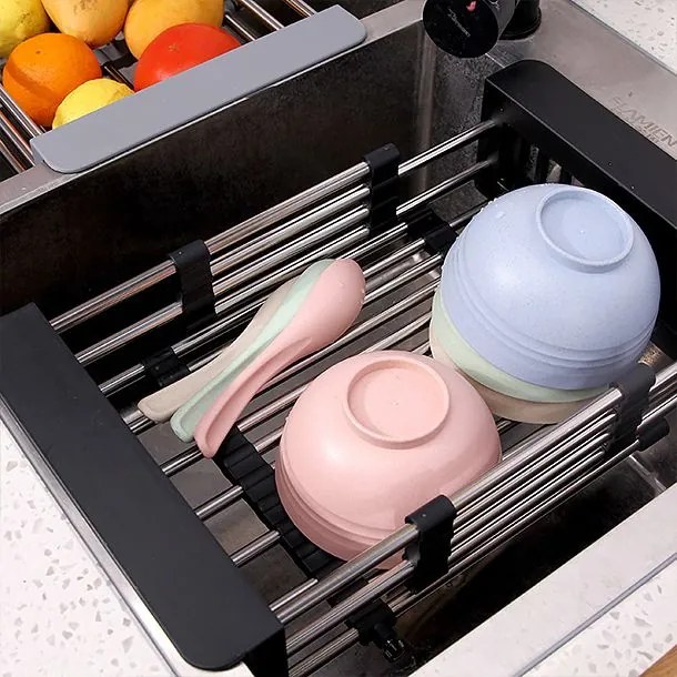 Teleszkópos Csöpögtető mosogatóhoz fekete