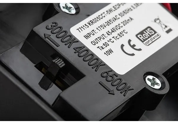 Rabalux 77115-LED Kültéri fali lámpa érzékelővel ZARAGOZA LED/9W/230V IP54 fekete