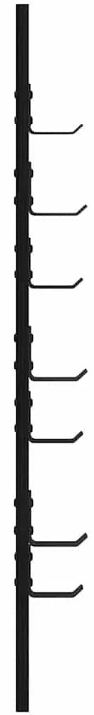 Fali Kabáthorog Musta tammi 30 x 1.5 x 80 cm Faanyag