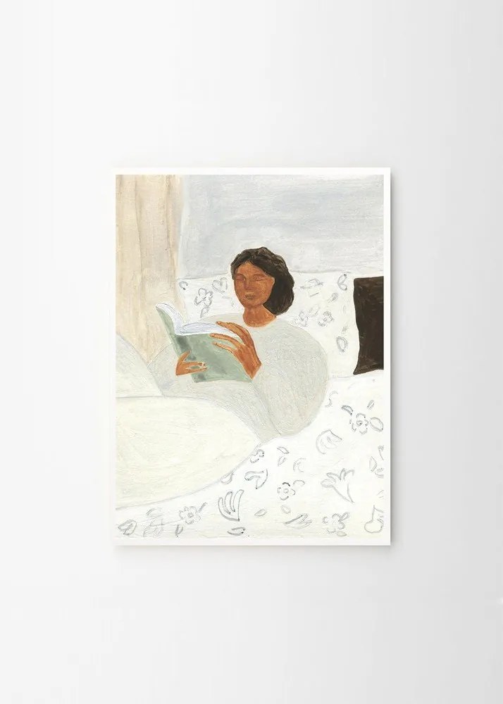 Poszter 50x70 cm Morning Read – Isabelle Vandeplassche – The Poster Club