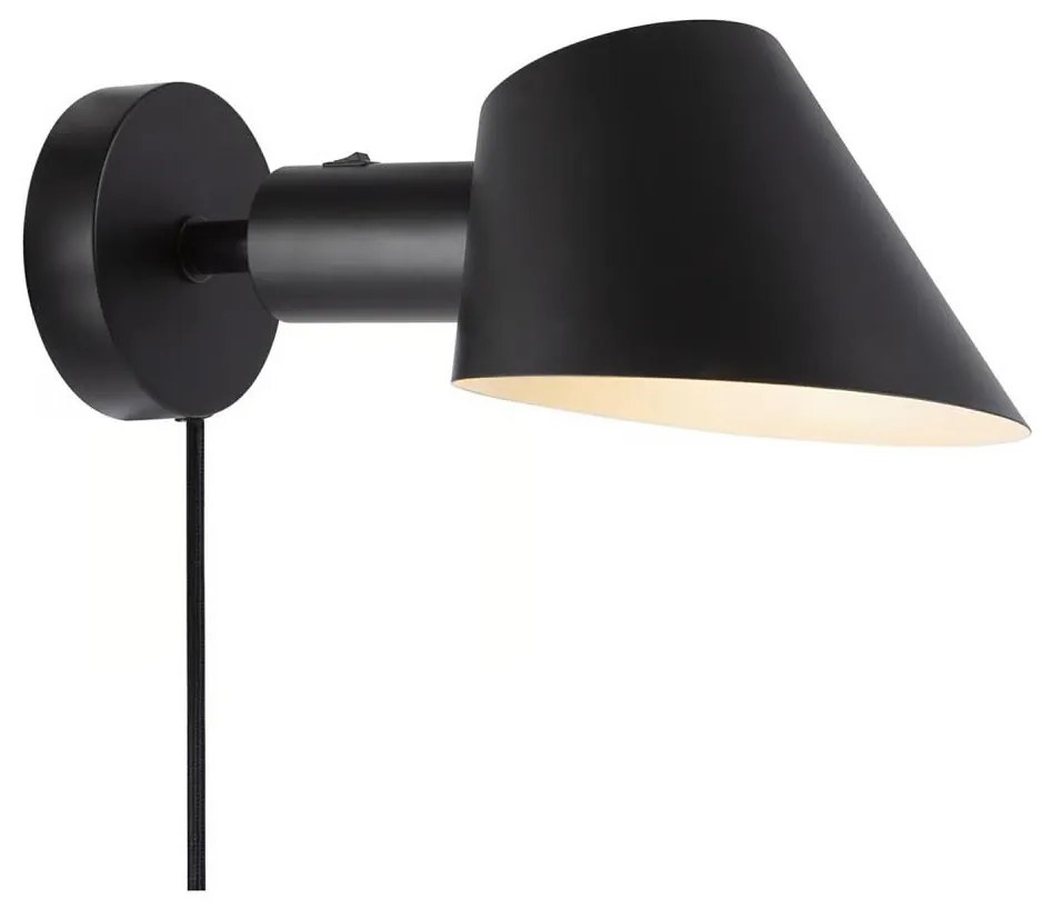 Nordlux - Fali lámpa STAY 1xE27/60W/230V fekete