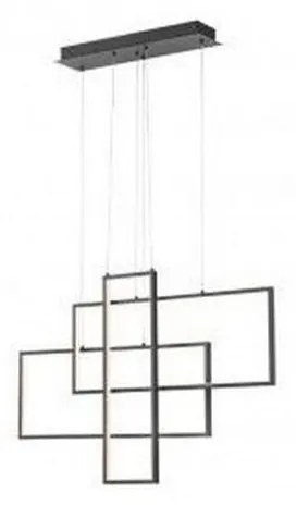 Redo 01-2315 - LED Dimmelhető csillár zsinóron PLANA LED/60W/230V fekete