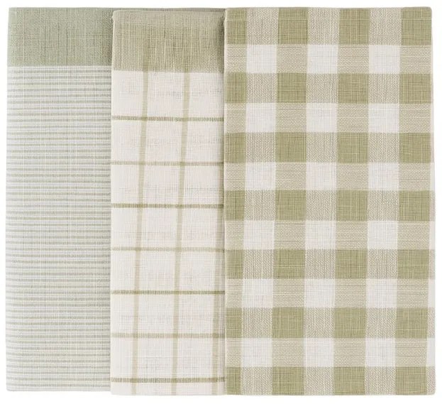 Utěrky VILENA 50x70 cm zöld, 3 db