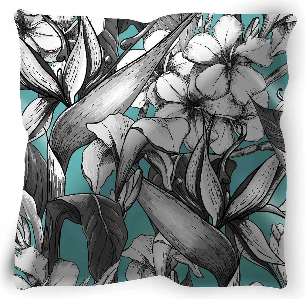 Dekoratív Párnahuzat Vad Orchidea 40X40 CM