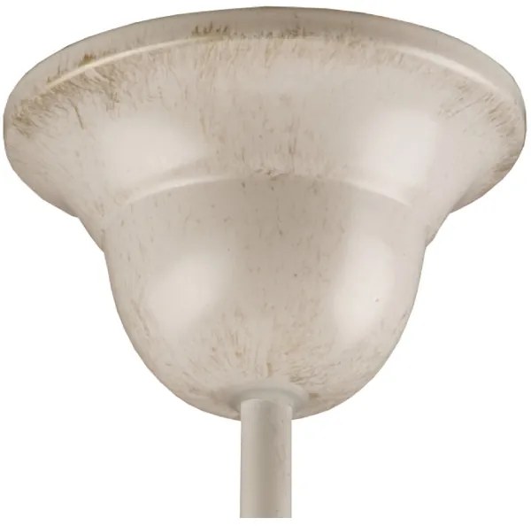 Brilagi - LED Csillár rúdon ANTICO 1xE27/60W/230V fehér patina