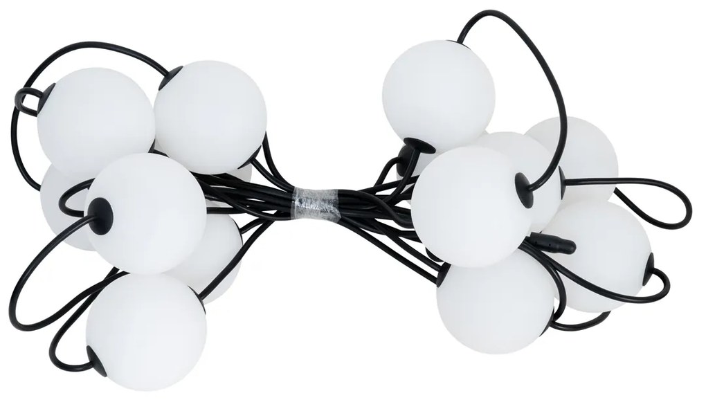 Modern Kültéri Fényfüzér 8M LED-del 14 Lámpás - Malai
