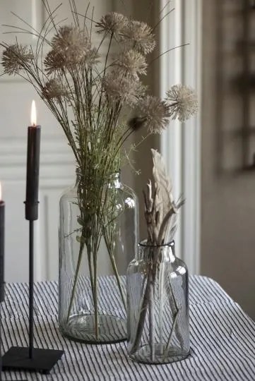 Gyertyatartó Fém Fekete Retro Négyzet Ib Laursen