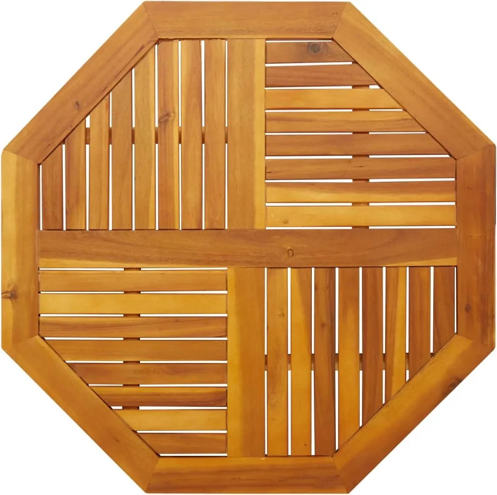 vidaXL tömör akácfa nyolcszögletű asztallap 90 x 90 x 2 cm