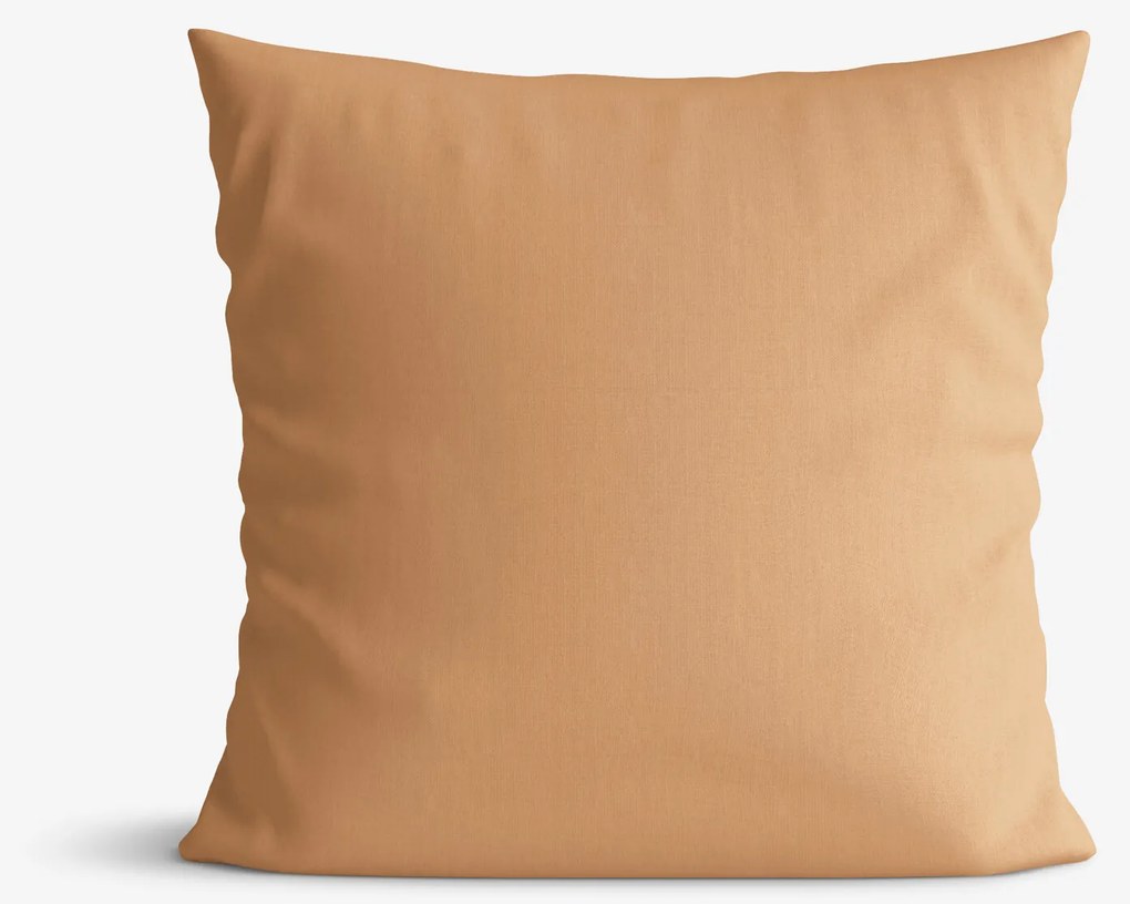 Goldea pamut párnahuzat - barna 40 x 40 cm