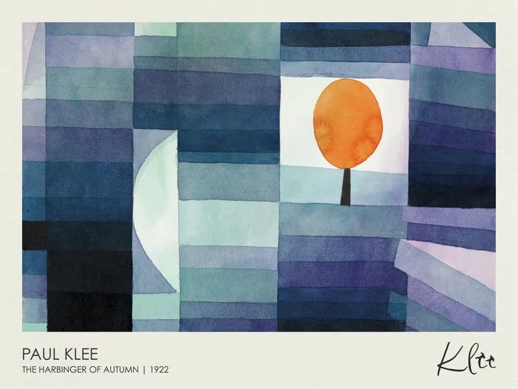 Reprodukció The Harbinger of Autumn (1922), Paul Klee