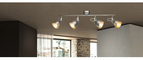 Globo 54651-4 - Spotlámpa HERNAN 4xE14/40W/230V