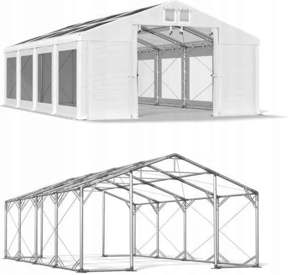 Kiállítási sátrak 8x8m Pavilonok Das 580 Pp