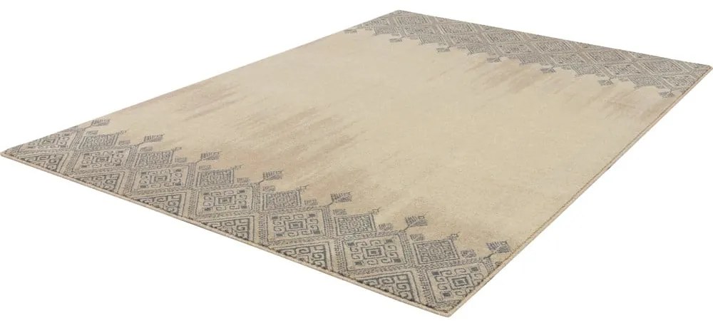 Bézs gyapjú szőnyeg 160x240 cm Decori – Agnella
