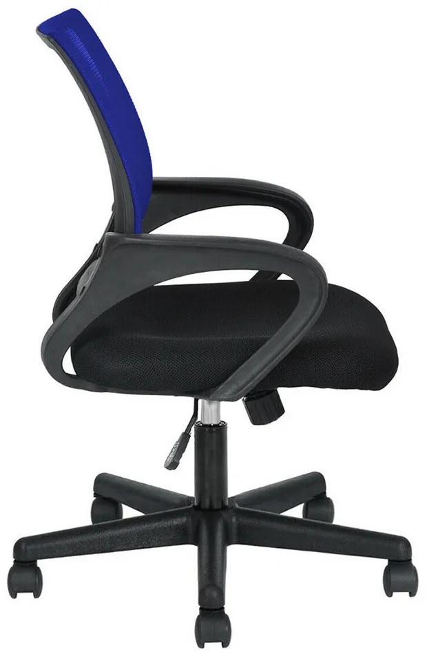 Karfás irodai forgószék több színben-kék