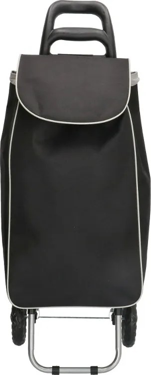 Fekete bevásárlótáska kerekeken „Modern”