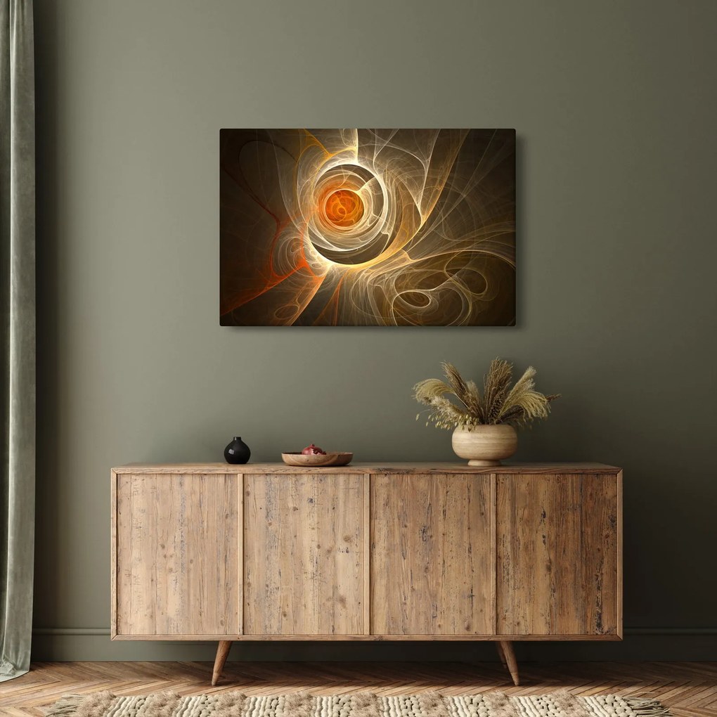 Absztrakciós kép (90x60 cm)