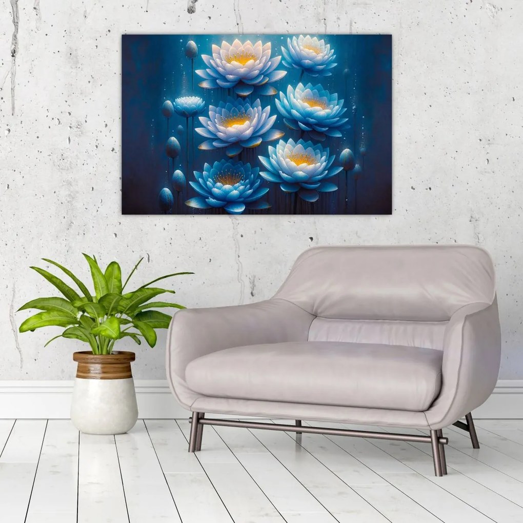 Kép - Tavirózsák a víz alatt (90x60 cm)