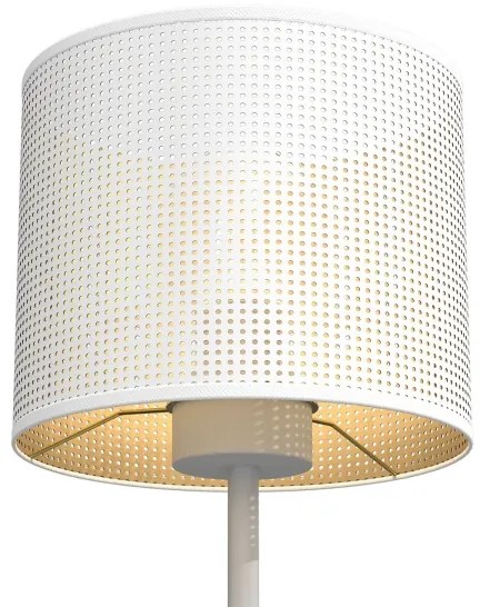 Asztali lámpa LOFT SHADE 1xE27/60W/230V á. 18 cm fehér/arany