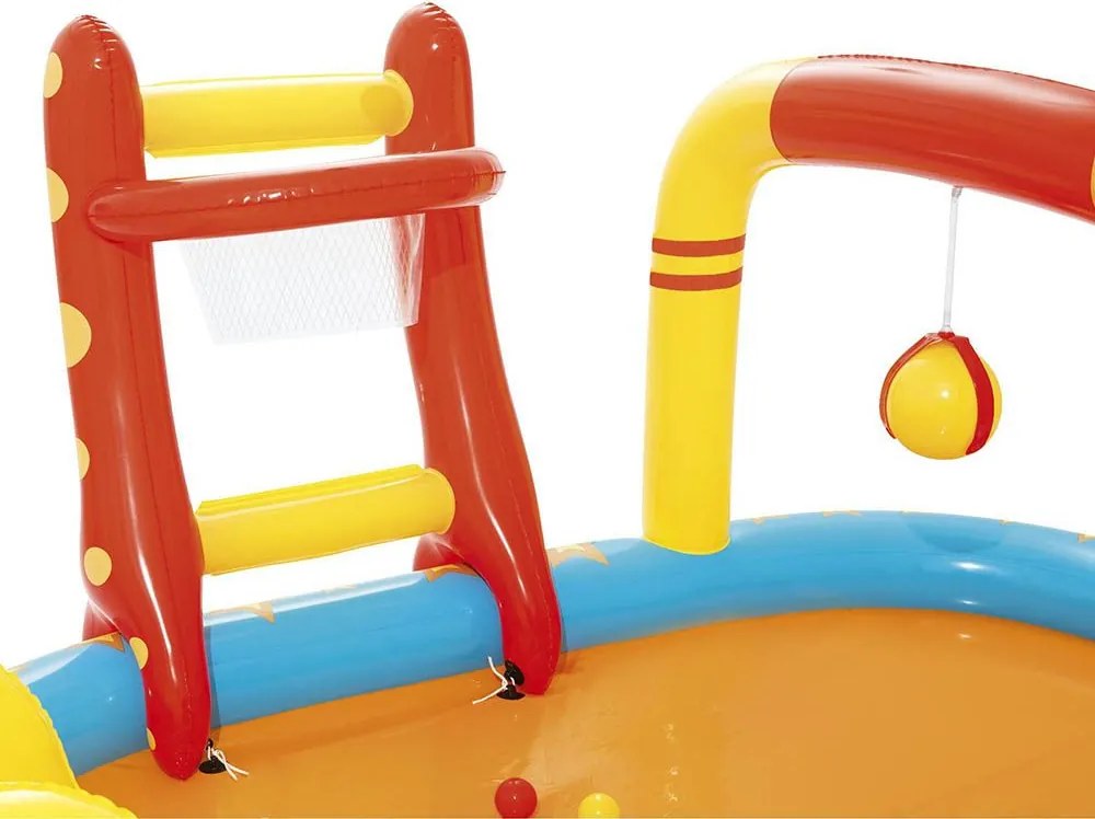 Tekés-csúszdás játszó medence 435x213x117cm