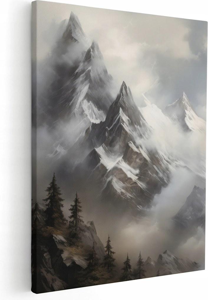 Vászonkép Falikép Nappaliba Hegyek 50x70cm *többféle minta