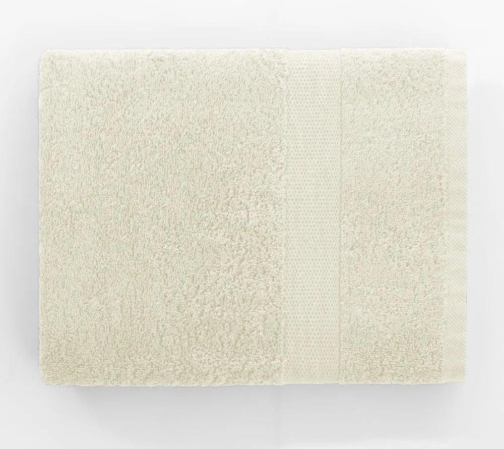 Krémszínű frottír pamut törölköző 30x50 cm Marina – DecoKing