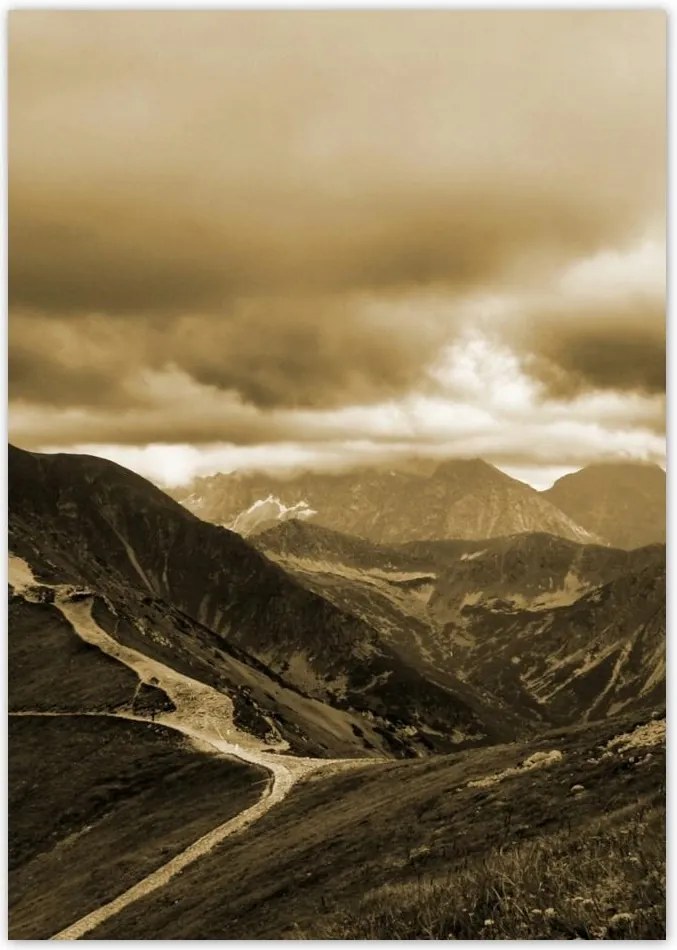 Poszterek A5 Pion Tátra Lengyel hegyek Kilátás