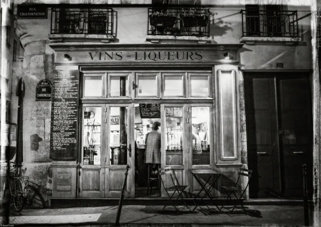 Poszter 42x29,7cm Párizsi bár, Assaf Frank