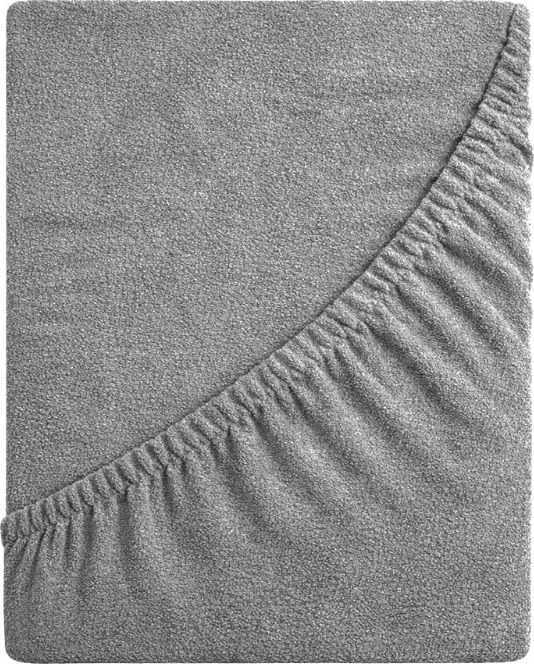 Frottír Lepedő Gumis 80x160 Vastag DeLux 190g Acél