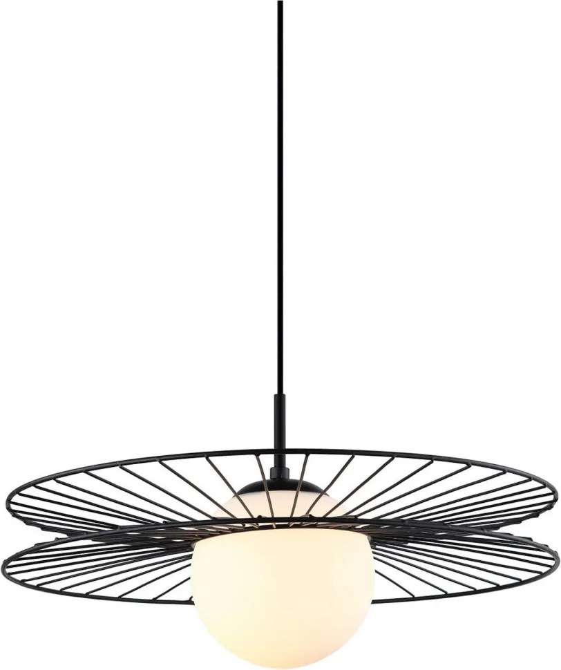 Italux SANDY MDM-4002/1 BK Függőlámpa 1x40W/E27 IP20