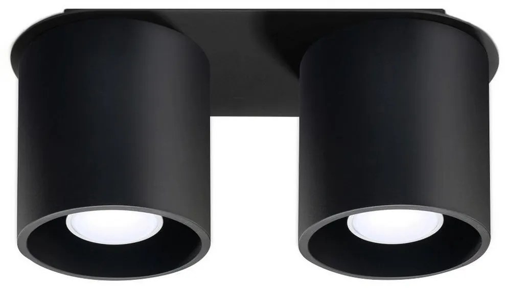 Sollux SL.0054 - Spotlámpa ORBIS 2 2xGU10/40W/230V fekete
