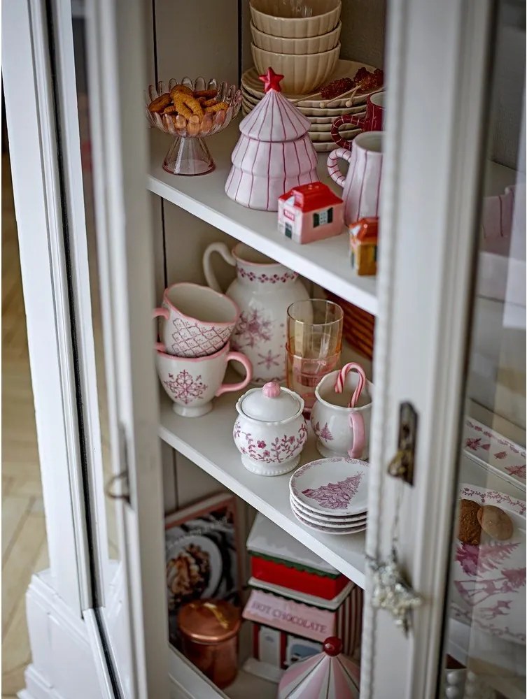 Világos rózsaszín üveg szervírozó tálka 220 ml Nalu – Bloomingville