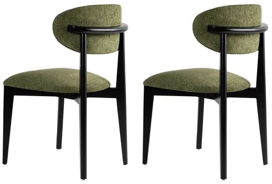 Lionte Green and Black étkezőszék szett, 2 db