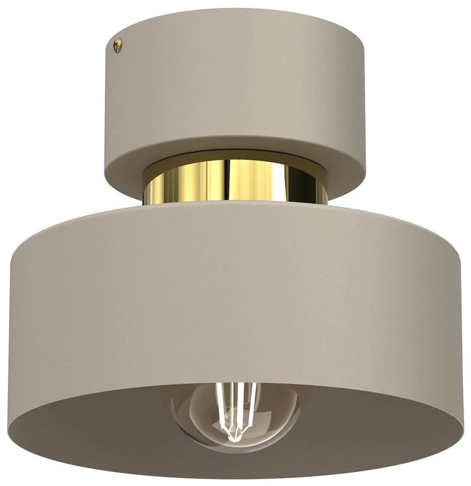 Luminex Mennyezeti lámpa MARTI 1xE27/15W/230V bézs/arany LU9928