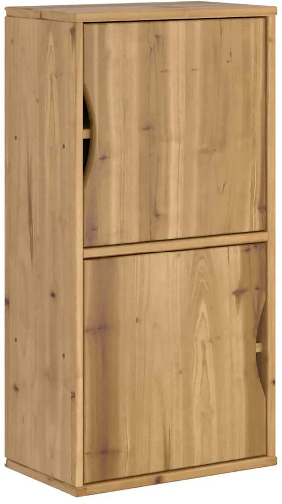 vidaXL oldalsó szekrény ODDA 40x24x79 cm tömörfa fenyőfa