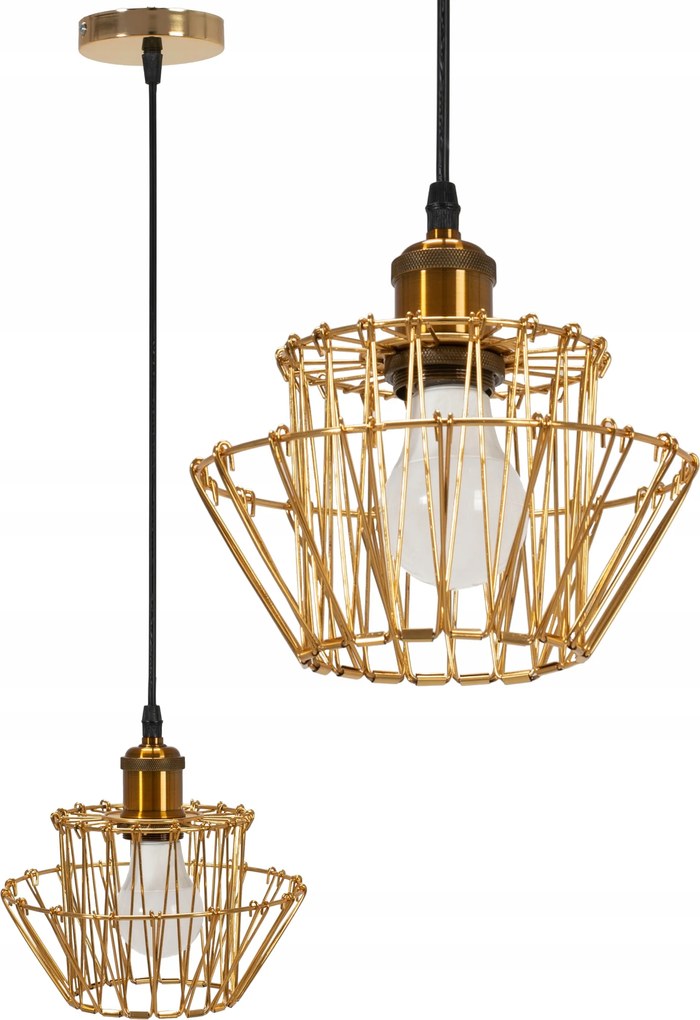 Mennyezeti Lámpa Függeszték Retro Drót Vintage