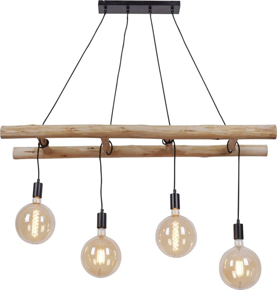 Paul Neuhaus loft függeszték edgar fekete fa pln15025-18