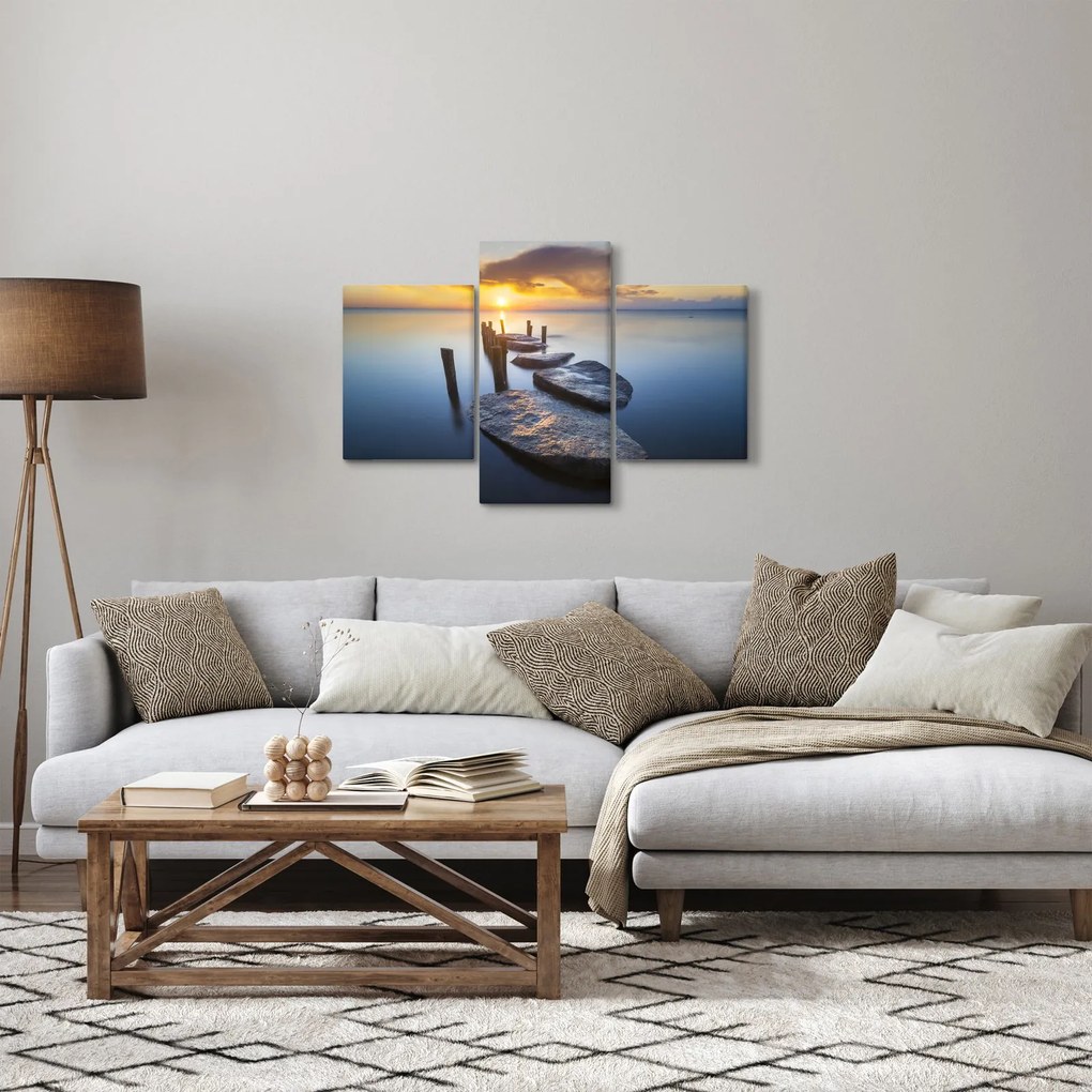 Kép - Kő móló (90x60 cm)